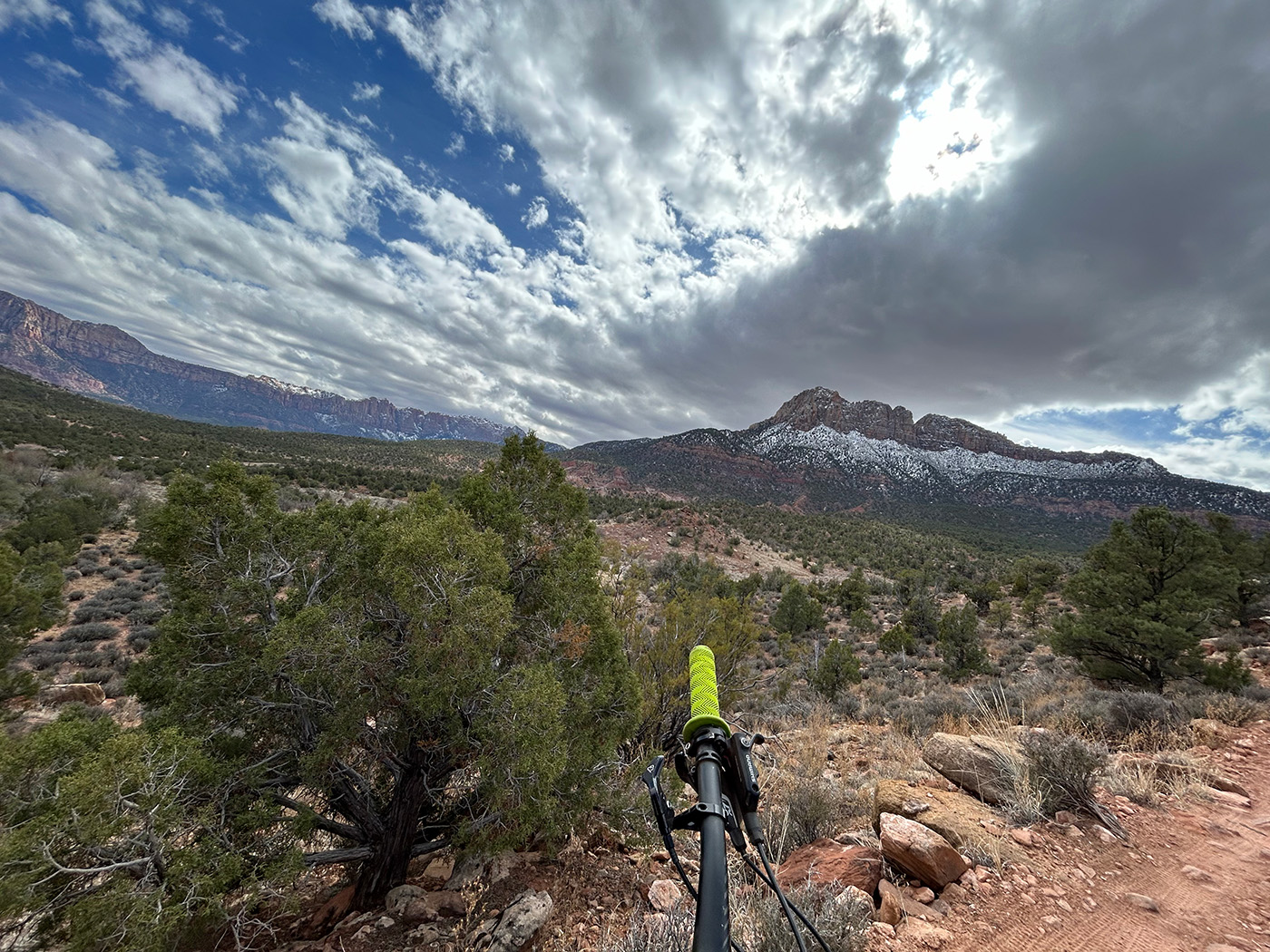 mountain biking the wire mesa trail