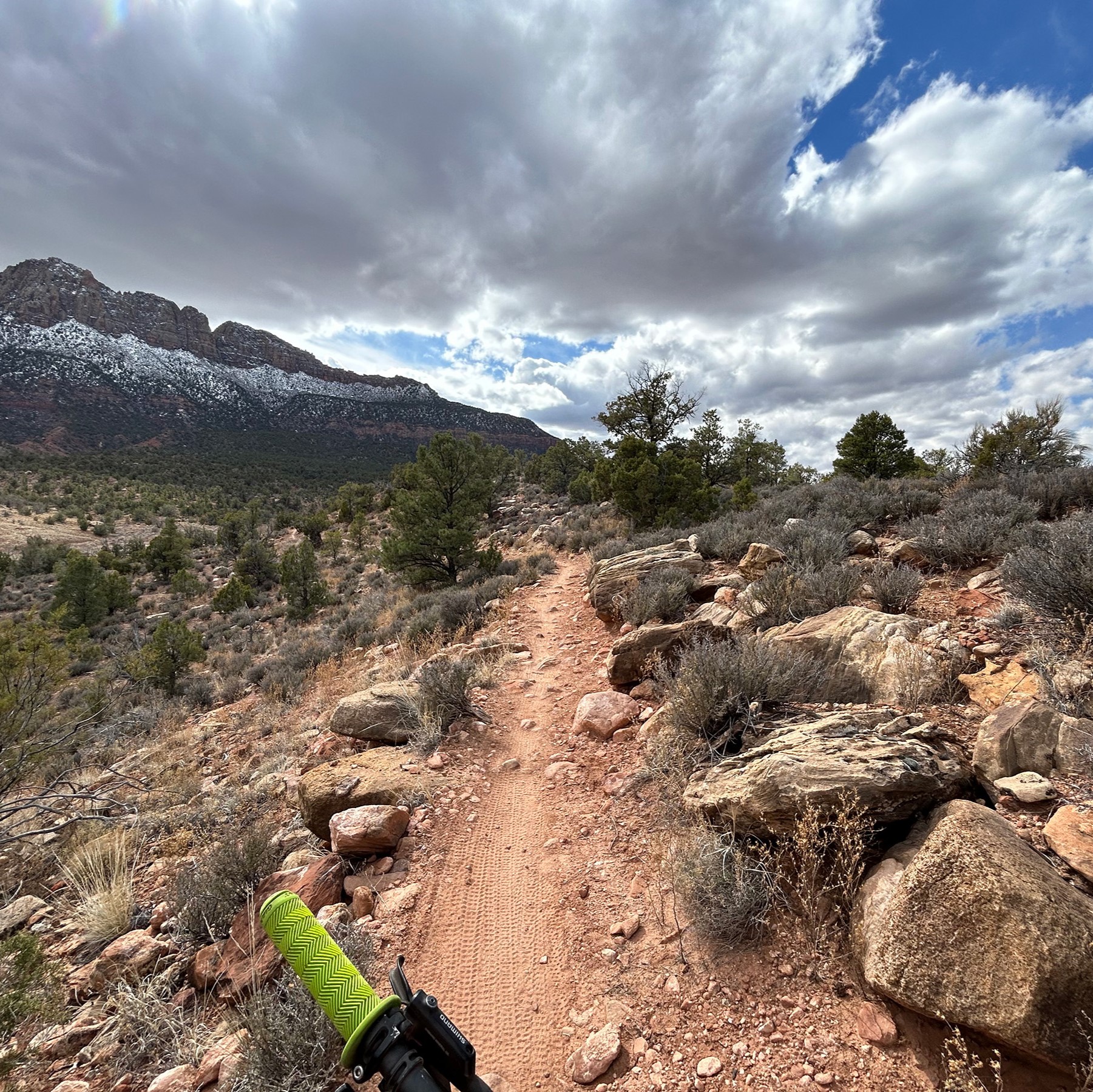 picture of the mountain bike trail wire mesa and its amazing views