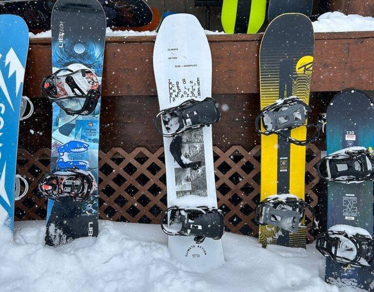 Ride Psychocandy snowboard close-up